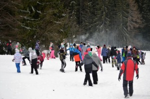 Lyžařský výcvik Makov - Kasárna 1. a 2. den